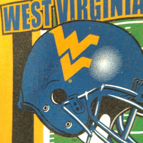 WVU Mountaineers vs Oklahoma Sooners Fiesta Bowl Shirt Large Fiesta Bowl 2008 - Picture 10 of 12